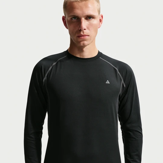 Zdjęcie produktu Męska bielizna termoaktywna z długim rękawem Dri-FIT Nike ACG „Wildsee” - Czerń