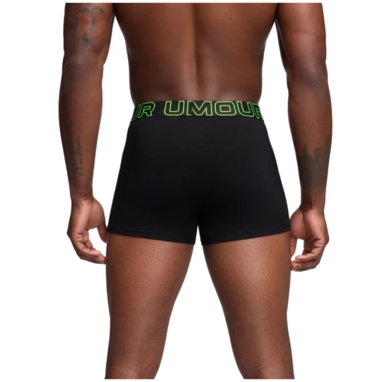 Zdjęcie produktu Męska bielizna treningowa (3-pack) Under Armour M UA Perf Cotton 3in - czarna