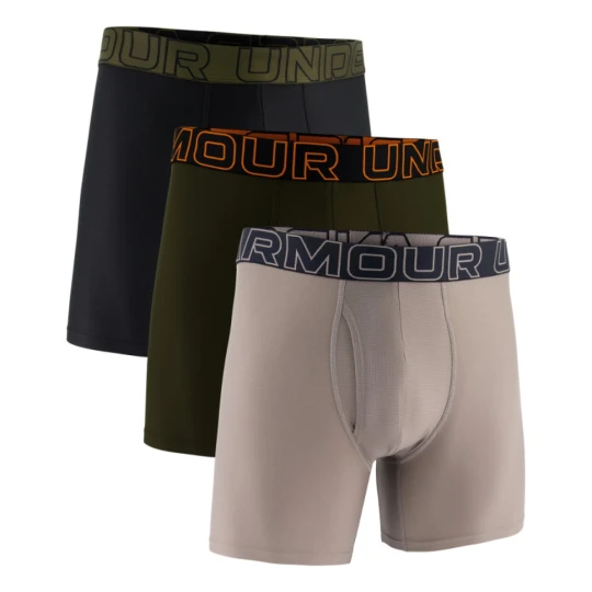 Zdjęcie produktu Męska bielizna treningowa (3-pack) Under Armour M UA Perf Tech 6in - szara