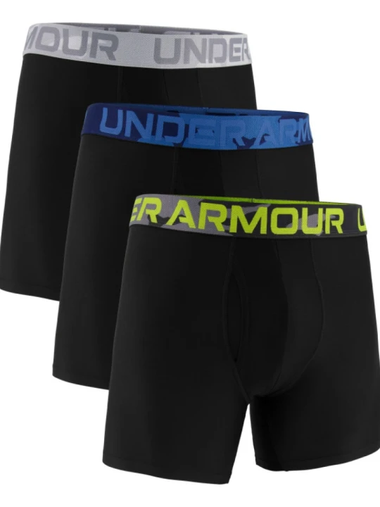 Zdjęcie produktu Męska bielizna treningowa (3-pack) Under Armour UA PERFORMANCE TECH - NOVELTY 3\" 3pk - czarna