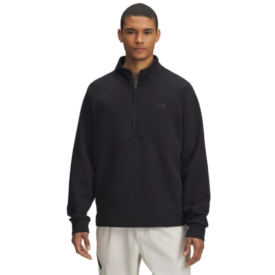 Zdjęcie produktu Męska bluza bez kaptura Under Armour UA Unstoppable Flc Half Zip - czarna