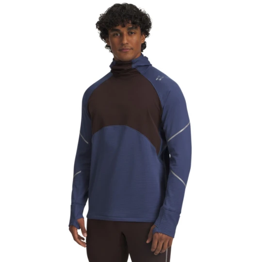 Zdjęcie produktu Męska bluza do biegania Under Armour UA Halo Run CW Balaclava - granatowa