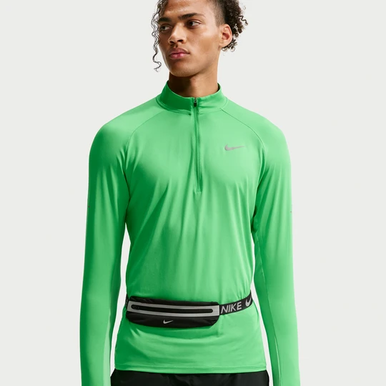 Zdjęcie produktu Męska koszulka do biegania z zamkiem 1 / 2 Dri-FIT Nike Stride - Zieleń