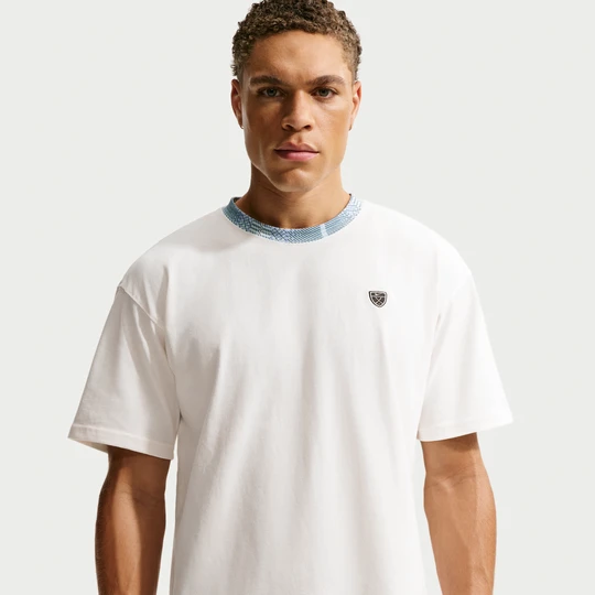 Zdjęcie produktu Męska bluza do golfa o luźnym kroju Nike Tartan - Biel
