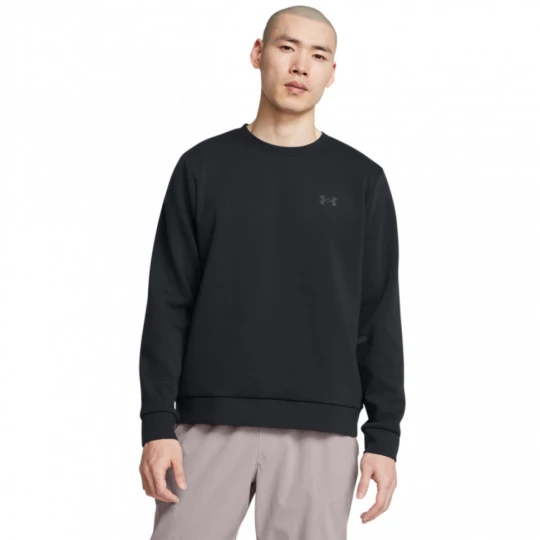 Zdjęcie produktu Męska bluza dresowa nierozpinana bez kaptura Under Armour UA Unstoppable Flc Crew Eu - czarna