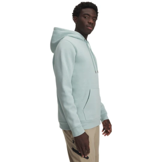 Zdjęcie produktu Męska bluza dresowa nierozpinana z kapturem Under Armour UA Icon Fleece Hoodie - zielona