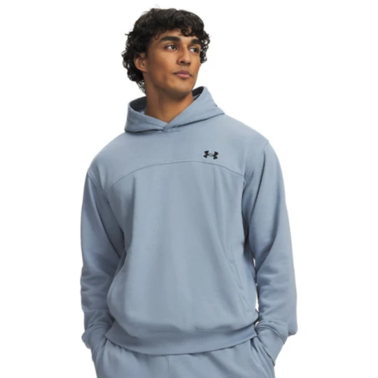 Zdjęcie produktu Męska bluza dresowa nierozpinana z kapturem Under Armour UA Rival Lightweight - niebieska