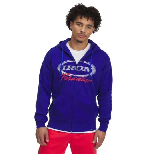 Zdjęcie produktu Męska bluza dresowa rozpinana z kapturem Project Rock Icon Fleece FZ - niebieska Under Armour