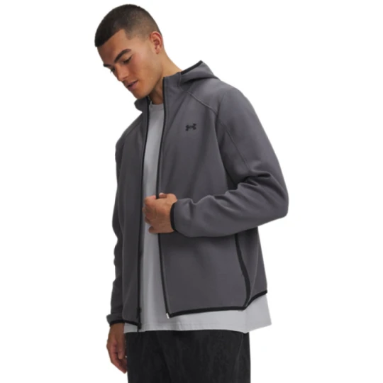 Zdjęcie produktu Męska bluza dresowa rozpinana z kapturem Under Armour UA Unstoppable Flc FZ - szara