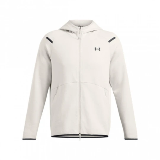 Zdjęcie produktu Męska bluza dresowa rozpinana z kapturem Under Armour UA Unstoppable Fleece Full-Zip - beżowa