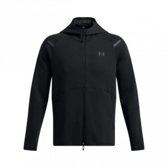 Zdjęcie produktu Męska bluza dresowa rozpinana z kapturem Under Armour UA Unstoppable Fleece Full-Zip - czarna