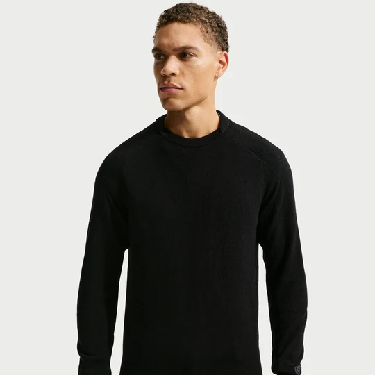 Zdjęcie produktu Męska bluza golfowa Nike Tailored Performance z półokrągłym dekoltem - Czerń