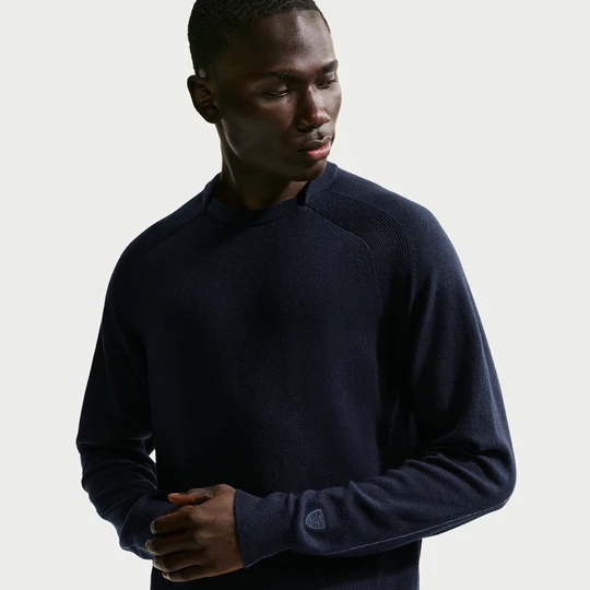 Zdjęcie produktu Męska bluza golfowa Nike Tailored Performance z półokrągłym dekoltem - Niebieski