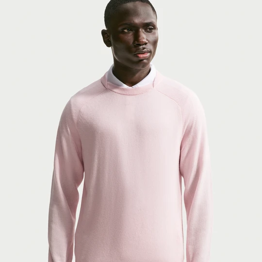 Zdjęcie produktu Męska bluza golfowa Nike Tailored Performance z półokrągłym dekoltem - Różowy