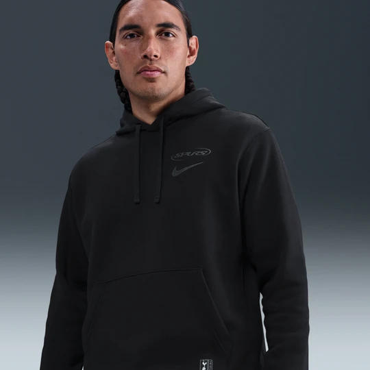 Zdjęcie produktu Męska bluza piłkarska z kapturem Nike Tottenham Hotspur Club - Czerń