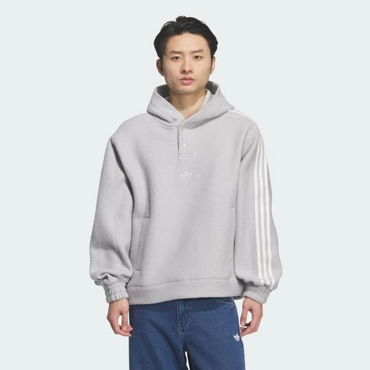 Zdjęcie produktu MĘSKA BLUZA PREMIUM 3S HOODED INNER Adidas Grey Two