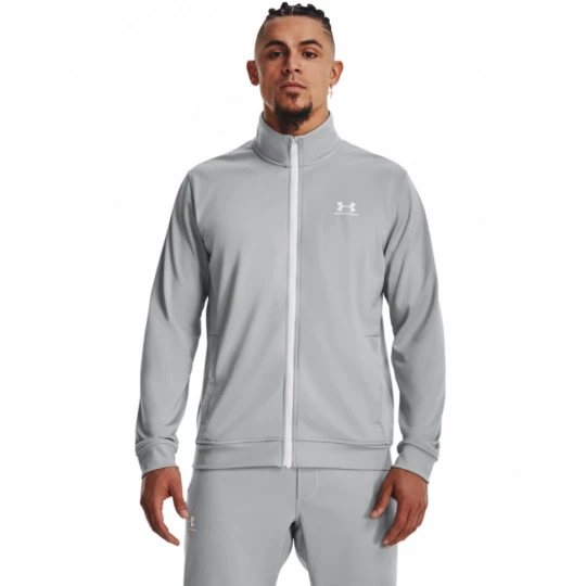 Zdjęcie produktu Męska bluza rozpinana bez kaptura Under Armour Sportstyle Tricot Jacket - szara