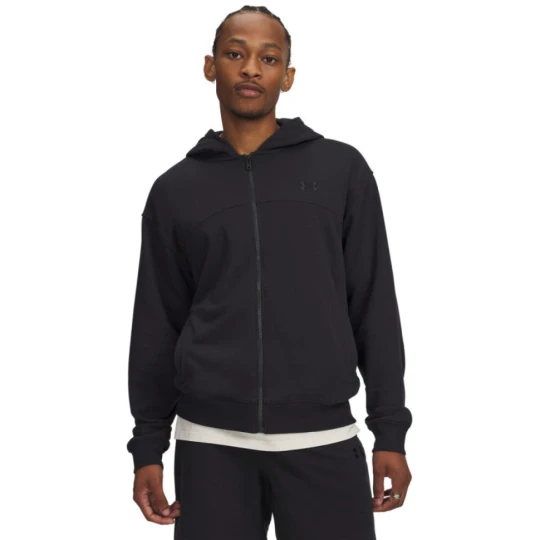 Zdjęcie produktu Męska bluza rozpinana z kapturem Under Armour UA Rival LW FZ - czarna