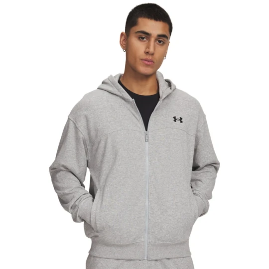 Zdjęcie produktu Męska bluza rozpinana z kapturem Under Armour UA Rival LW FZ - szara