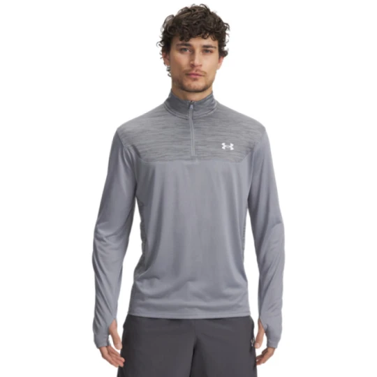 Zdjęcie produktu Męska bluza treningowa nierozpinana bez kaptura Under Armour UA Tech Utility 1 / 4 Zip - szara