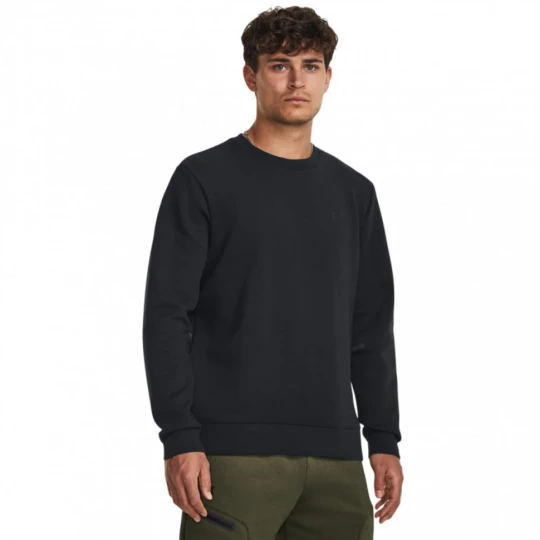 Zdjęcie produktu Męska bluza treningowa nierozpinana bez kaptura Under Armour UA Unstoppable Flc Crew - czarna