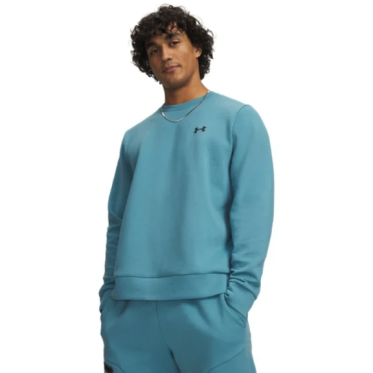 Zdjęcie produktu Męska bluza treningowa nierozpinana bez kaptura Under Armour UA Unstoppable Flc Crew - niebieska