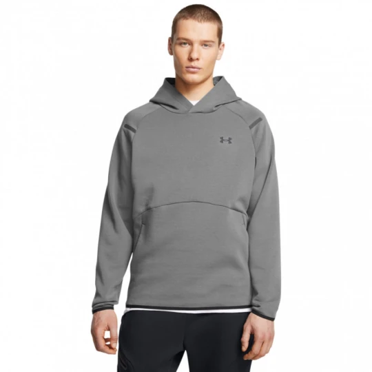 Zdjęcie produktu Męska bluza treningowa nierozpinana z kapturem Under Armour UA Unstoppable Flc Hd Eu - szara