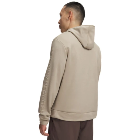 Zdjęcie produktu Męska bluza treningowa Under Armour AF WM Emboss Hoodie - beżowa