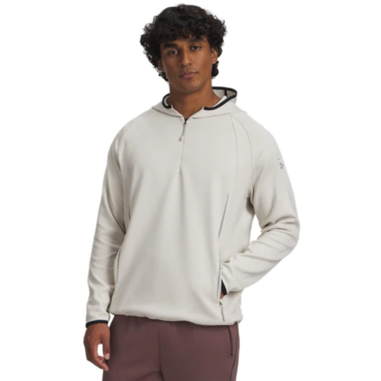 Zdjęcie produktu Męska bluza treningowa Under Armour Halo Cold Weather - beżowa