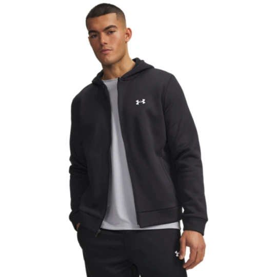 Zdjęcie produktu Męska bluza treningowa Under Armour UA Armour Fleece FZ Hoodie - czarna