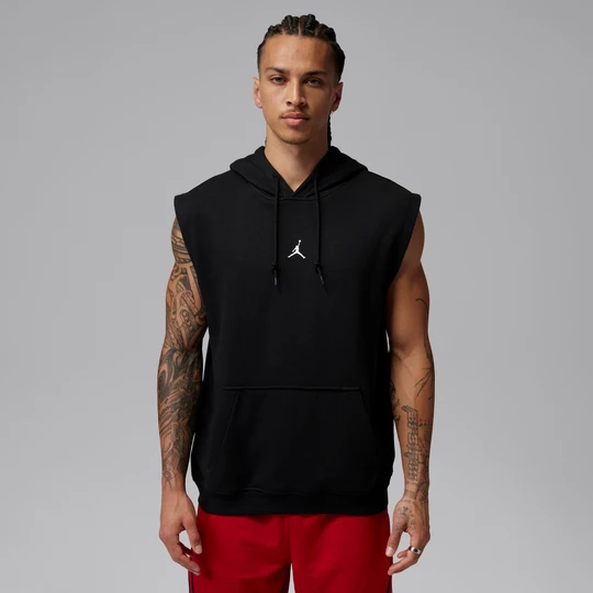 Zdjęcie produktu Męska bluza z kapturem bez rękawów Dri-FIT Jordan Sport Crossover - Czerń