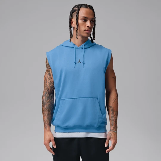 Zdjęcie produktu Męska bluza z kapturem bez rękawów Dri-FIT Jordan Sport Crossover - Niebieski