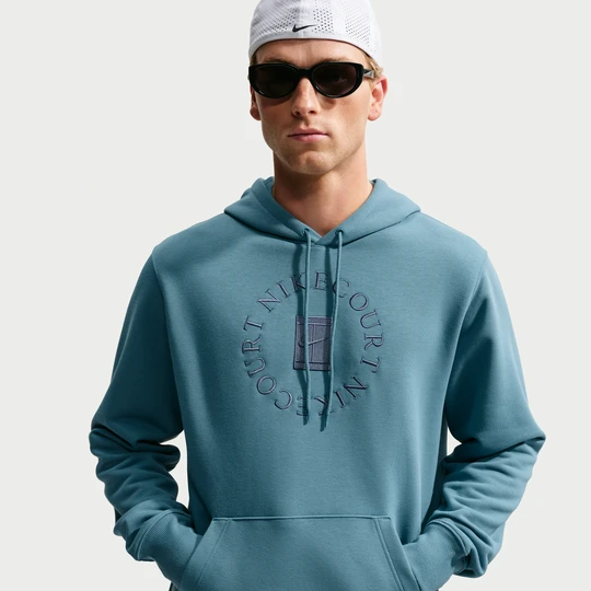 Zdjęcie produktu Męska bluza z kapturem do tenisa z dzianiny dresowej Dri-FIT NikeCourt Heritage - Niebieski