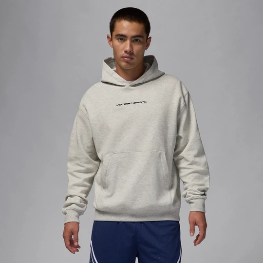 Zdjęcie produktu Męska bluza z kapturem Dri-FIT Jordan Sport Hoop Fleece - Szary