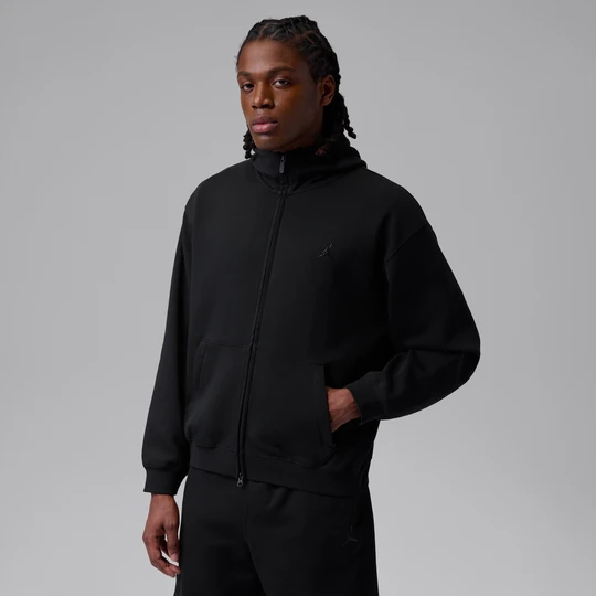 Zdjęcie produktu Męska bluza z kapturem i zamkiem na całej długości Dri-FIT Jordan Sport Hoop Fleece - Czerń