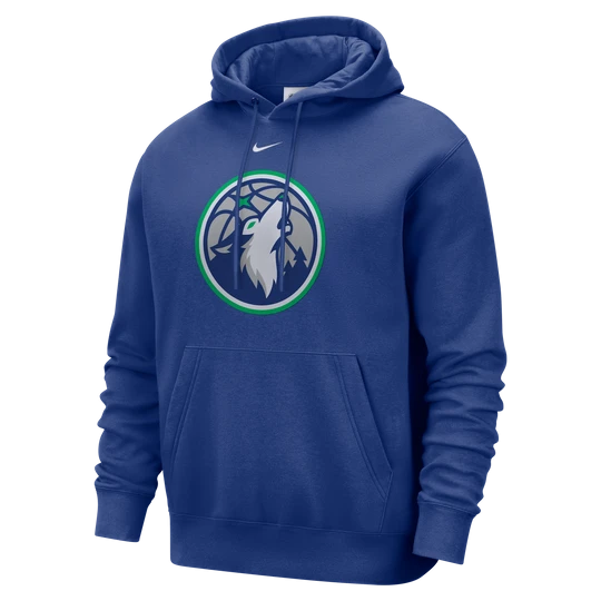Zdjęcie produktu Męska bluza z kapturem Minnesota Timberwolves Nike Club - Niebieski