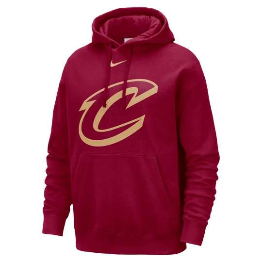 Zdjęcie produktu Męska bluza z kapturem NBA Nike Cleveland Cavaliers Club - Czerwony