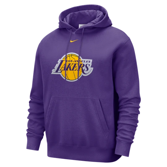 Zdjęcie produktu Męska bluza z kapturem NBA Nike Los Angeles Lakers Club - Fiolet