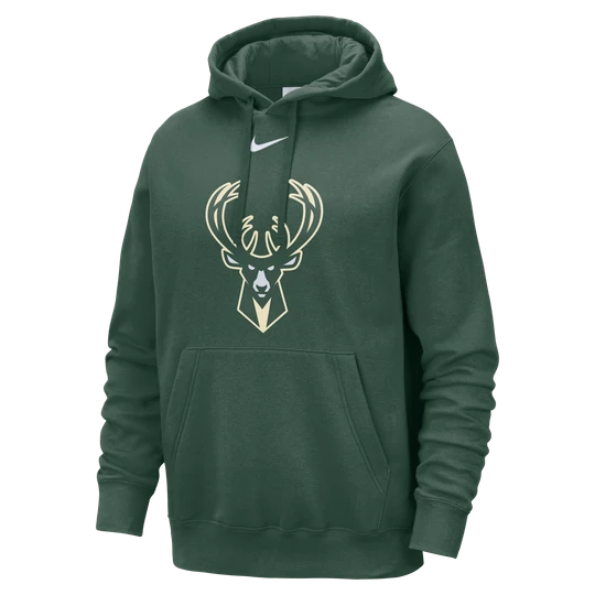 Zdjęcie produktu Męska bluza z kapturem NBA Nike Milwaukee Bucks Club - Zieleń