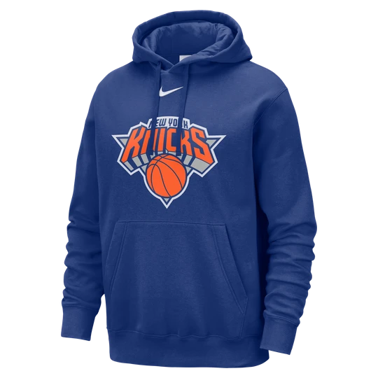 Zdjęcie produktu Męska bluza z kapturem NBA Nike New York Knicks Club - Niebieski