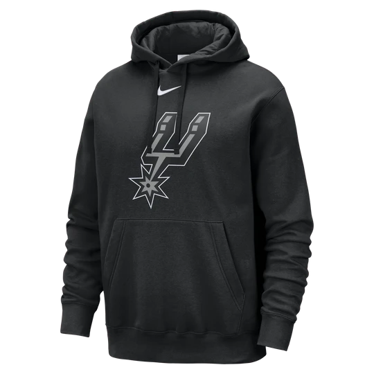 Zdjęcie produktu Męska bluza z kapturem NBA Nike San Antonio Spurs Club - Czerń