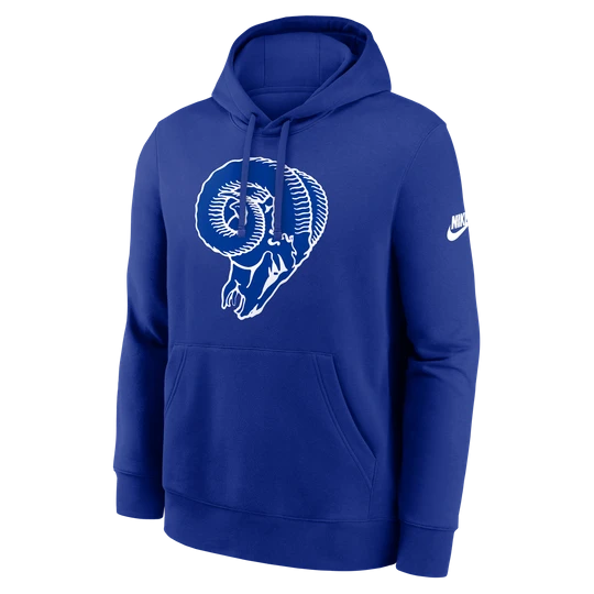 Zdjęcie produktu Męska bluza z kapturem Nike NFL Los Angeles Rams Primetime Club Logo - Niebieski