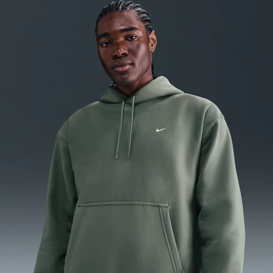 Zdjęcie produktu Męska bluza z kapturem Nike Solo Swoosh - Szary