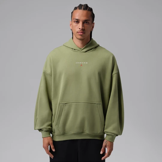 Zdjęcie produktu Męska bluza z kapturem o kroju oversize Jordan Flight Fleece - Zieleń