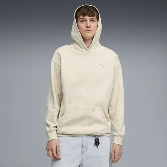 Zdjęcie produktu Męska bluza z kapturem PUMA Class o luźnym kroju, Odzież, Biały
