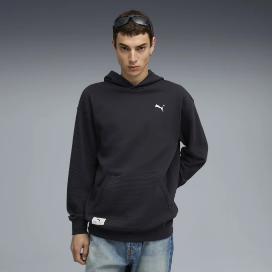 Zdjęcie produktu Męska bluza z kapturem PUMA Class o luźnym kroju, Odzież, Niebieski