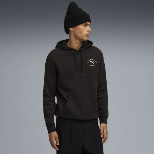 Zdjęcie produktu Męska bluza z kapturem PUMA Class z grafiką, Odzież, Czarny