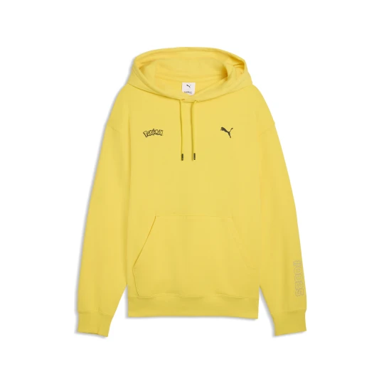 Zdjęcie produktu Męska bluza z kapturem PUMA x POKÉMON o luźnym kroju z grafiką, Akcesoria, Żółty