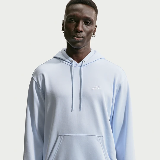 Zdjęcie produktu Męska bluza z kapturem z dzianiny dresowej Nike Club - Niebieski