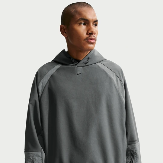 Zdjęcie produktu Męska bluza z kapturem z dzianiny Dri-FIT Shori Utility Nike Tech - Szary